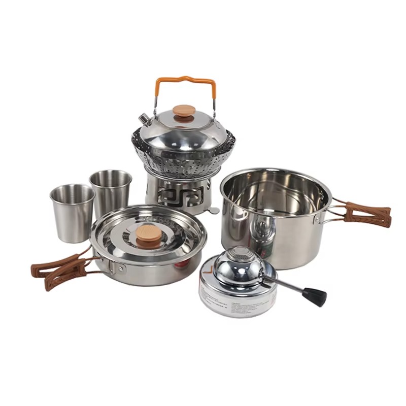 High Quality Portable Outdoor  - Quality Camping Cooking Set のレビューと価格