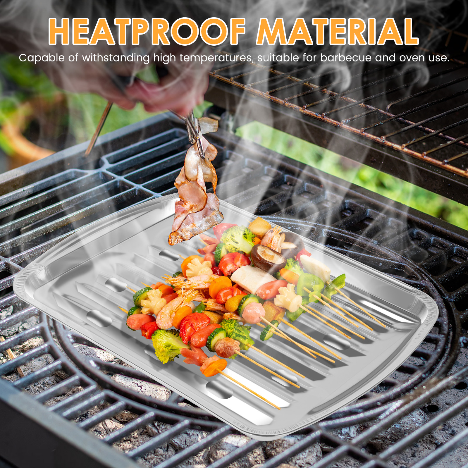 Aluminum Foil Trays Non-Stick  - Camping Cooking Pan のレビューと価格