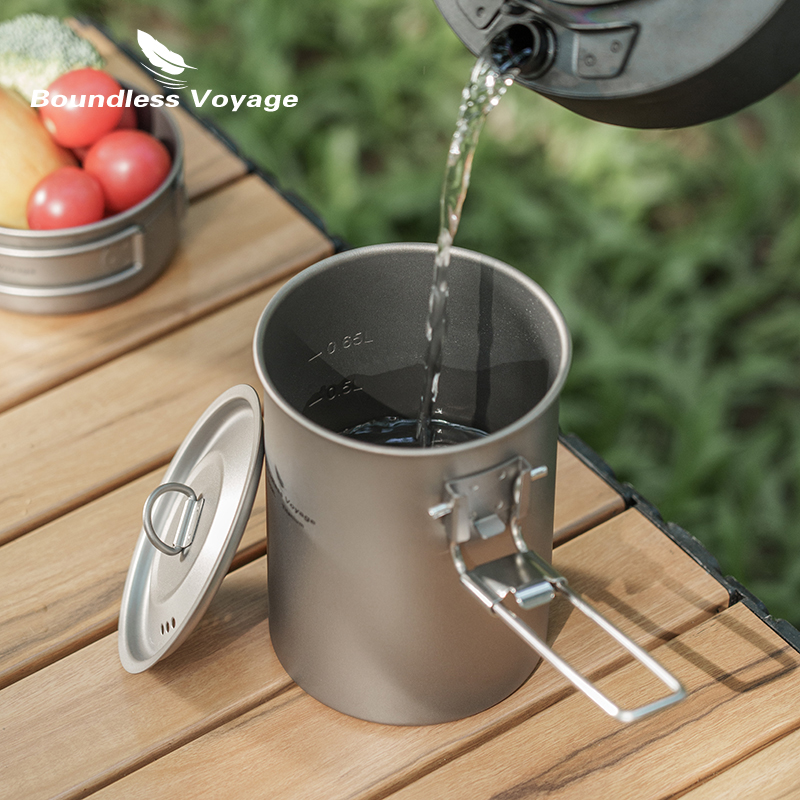 Boundless Voyage 900ml Titaniu - Camping Cooking Handle のレビューと価格
