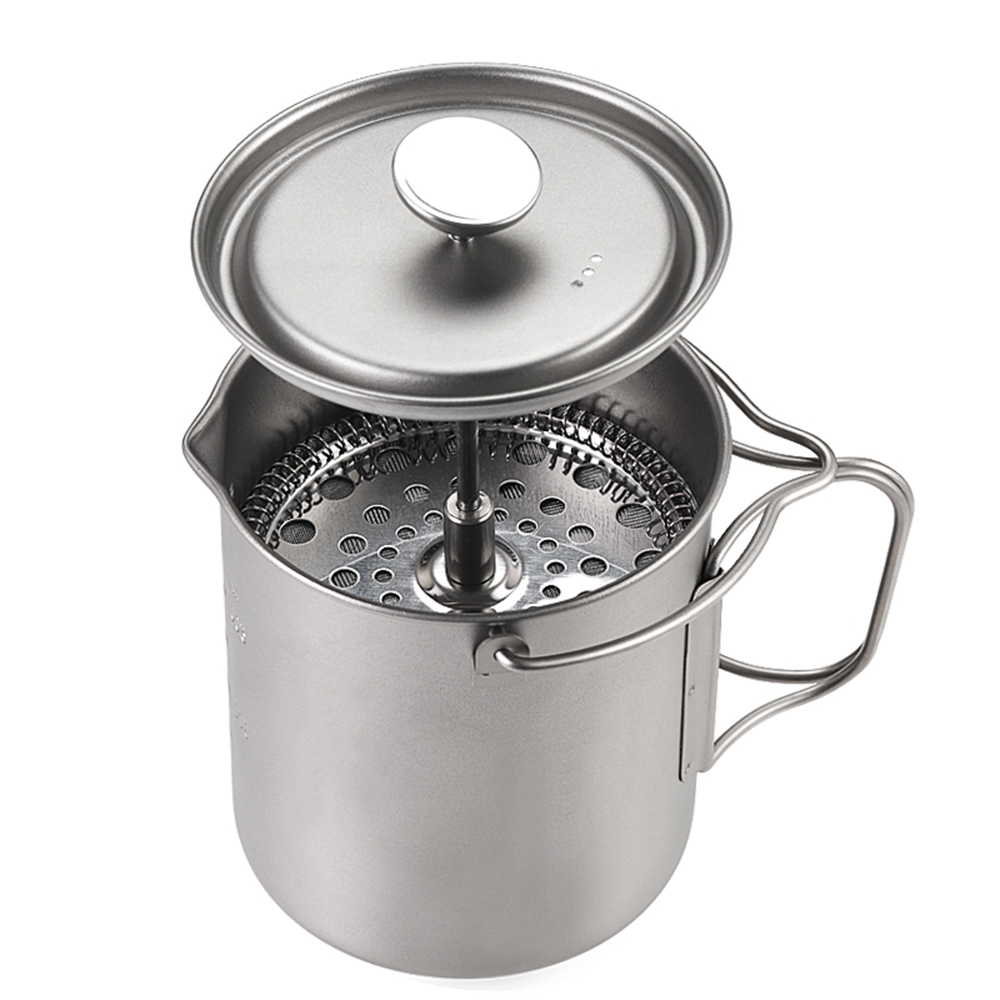 Lixada 750ml Titanium Coffee C - Camping Cooking Mug のレビューと価格
