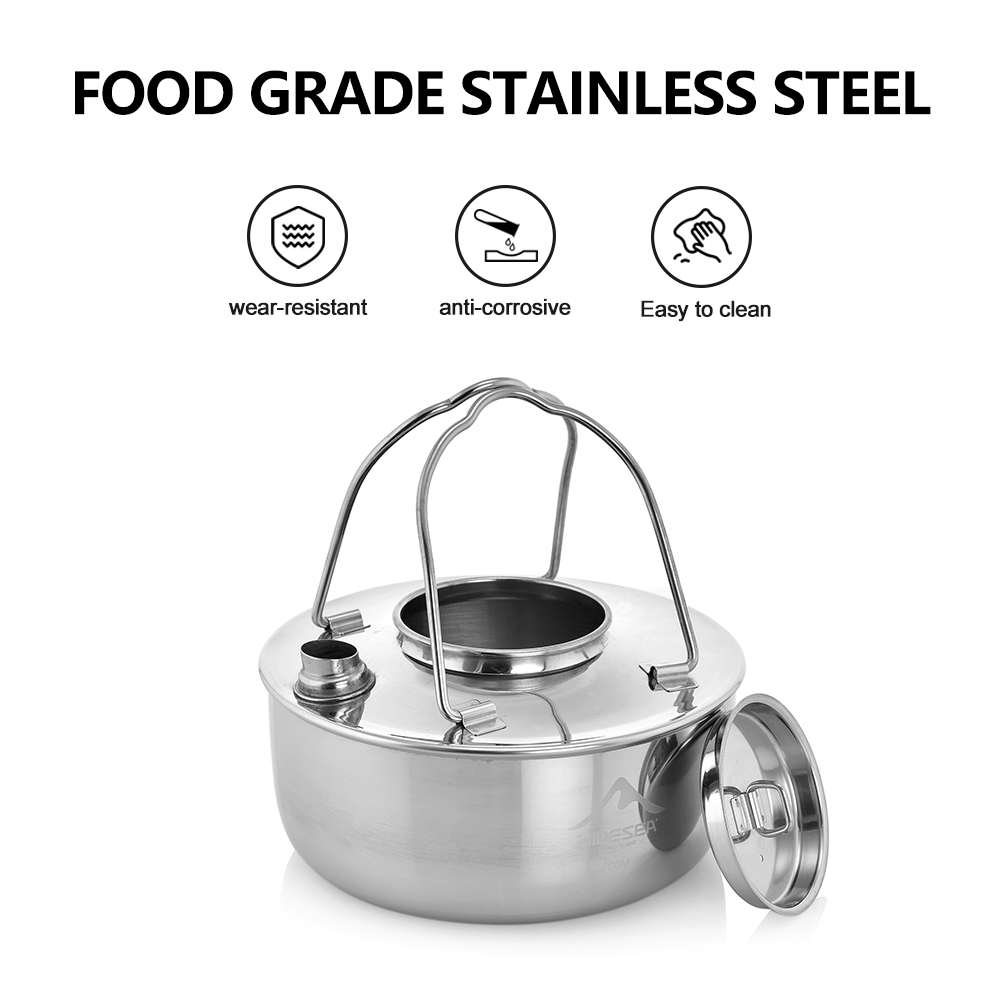 Widesea Camping Outdoor 1.7L S - Camping Cooking Kit のレビューと価格