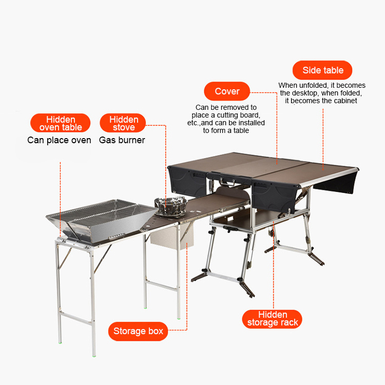 High Quality Foldable Outdoor  - Quality Camping Cooking Set のレビューと価格