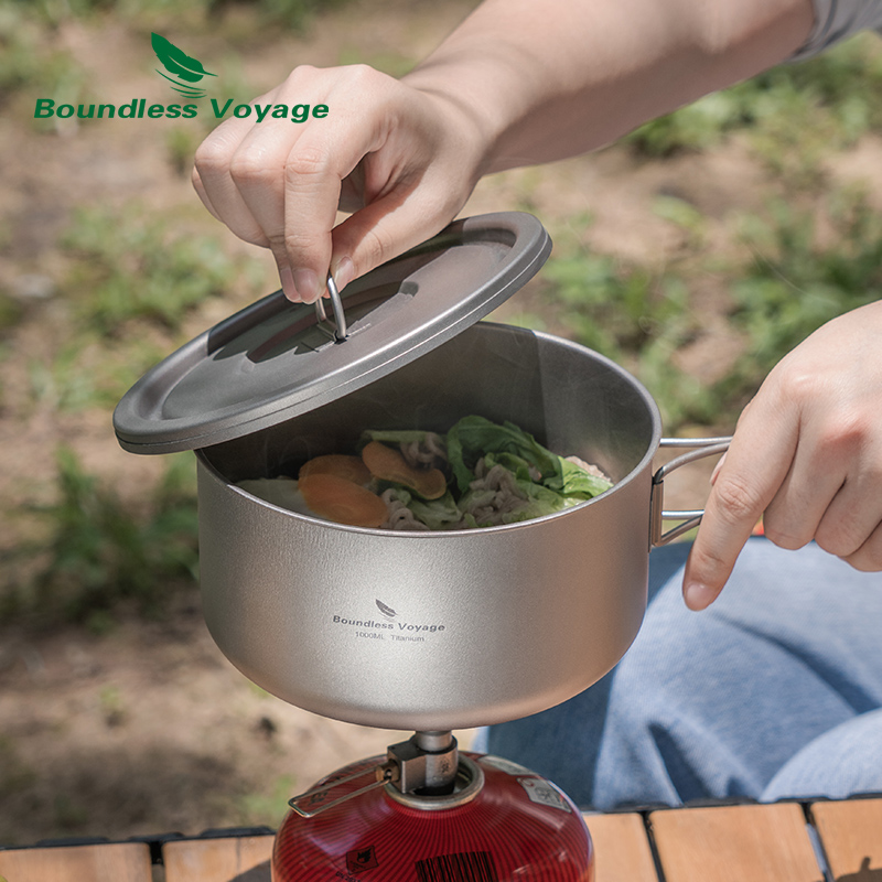 Boundless Voyage Titanium Camp - Camping Cooking Set Large のレビューと価格