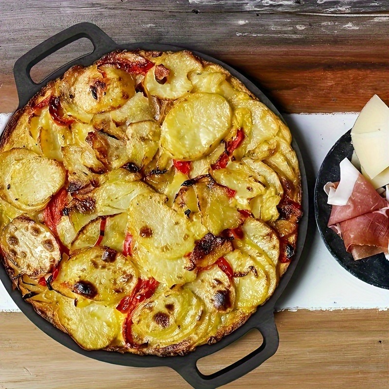 1pcs Cast Iron Outdoor Grill P - Camping Cooking Pan のレビューと価格