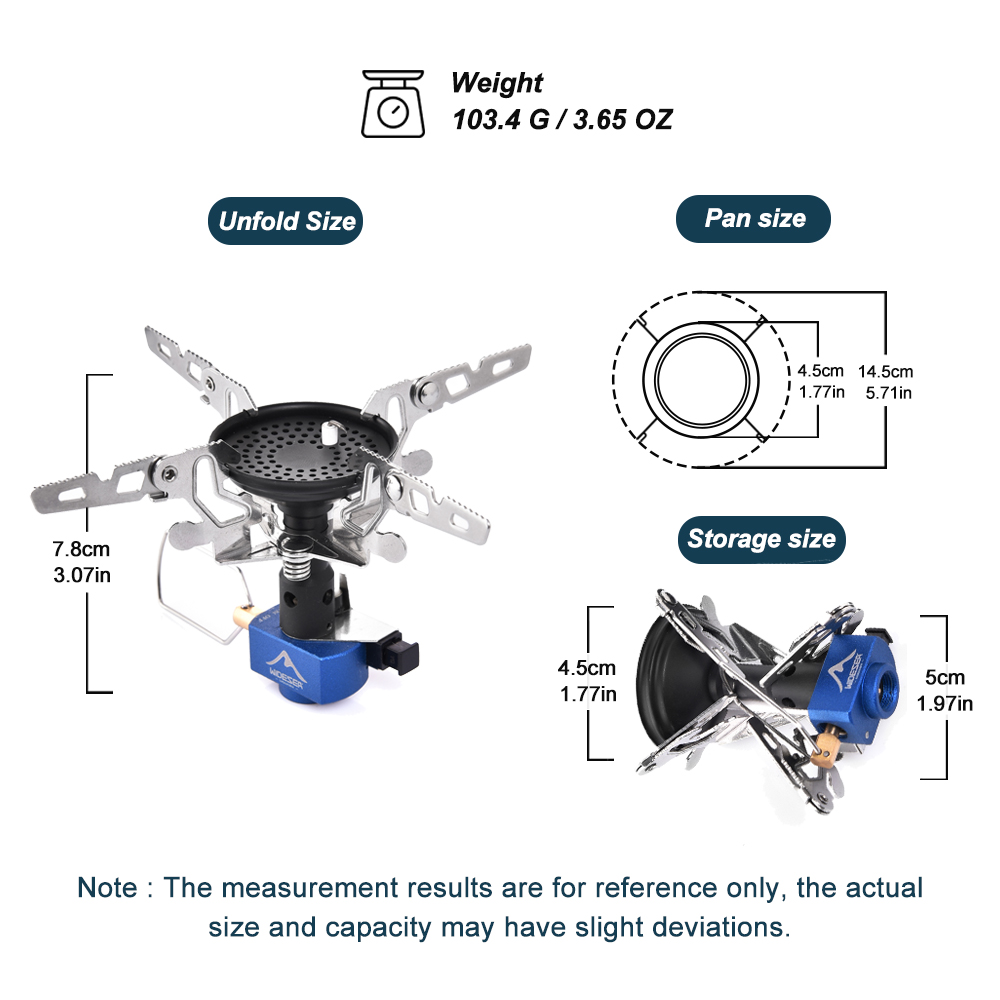 Outdoor Camping Gas Burner Out - Camping Cooking Gas Stove のレビューと価格