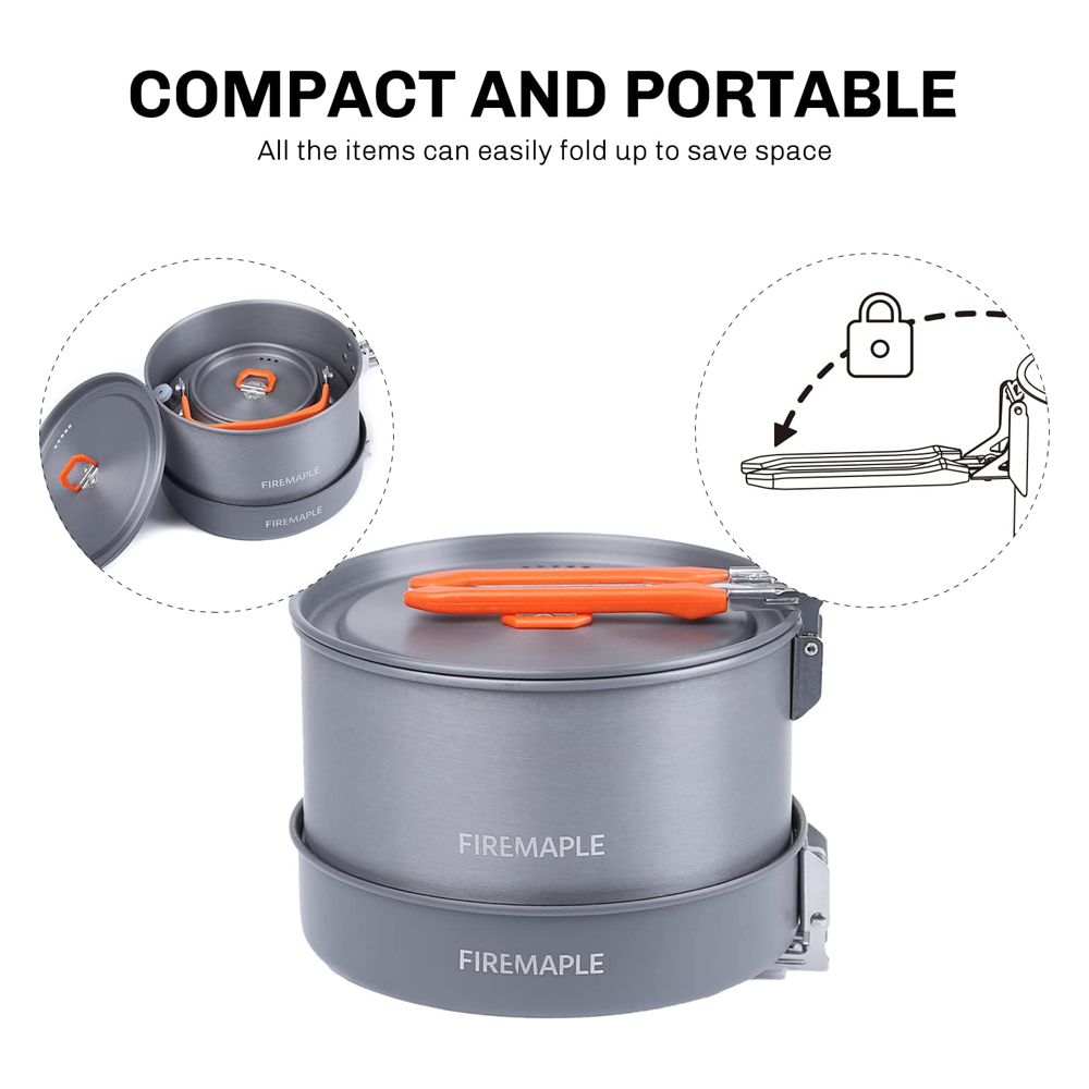 Fire Maple Camping Cookware Ut - Camping Cooking Pan Set のレビューと価格