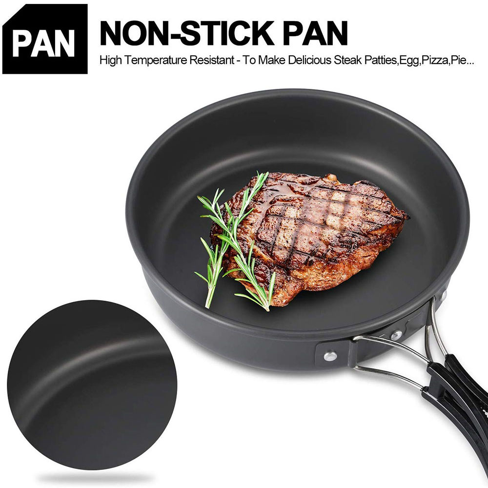 Outdoor camping cookware set m - Camping Cooking Pan Set のレビューと価格