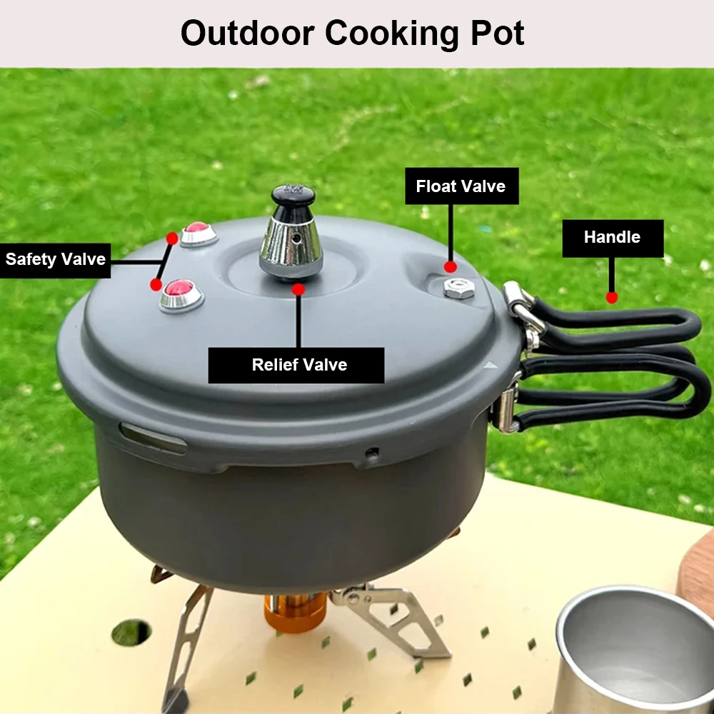 Camping Mini Pressure Cooking  - Camping Cooking Handle のレビューと価格