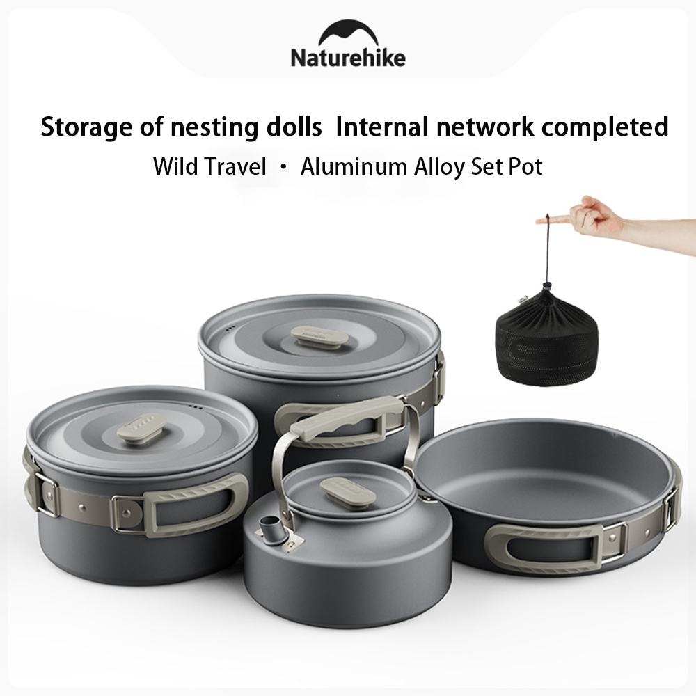 Naturehike Outdoor Pot Set,Cam - Camping Cooking Pan Set のレビューと価格