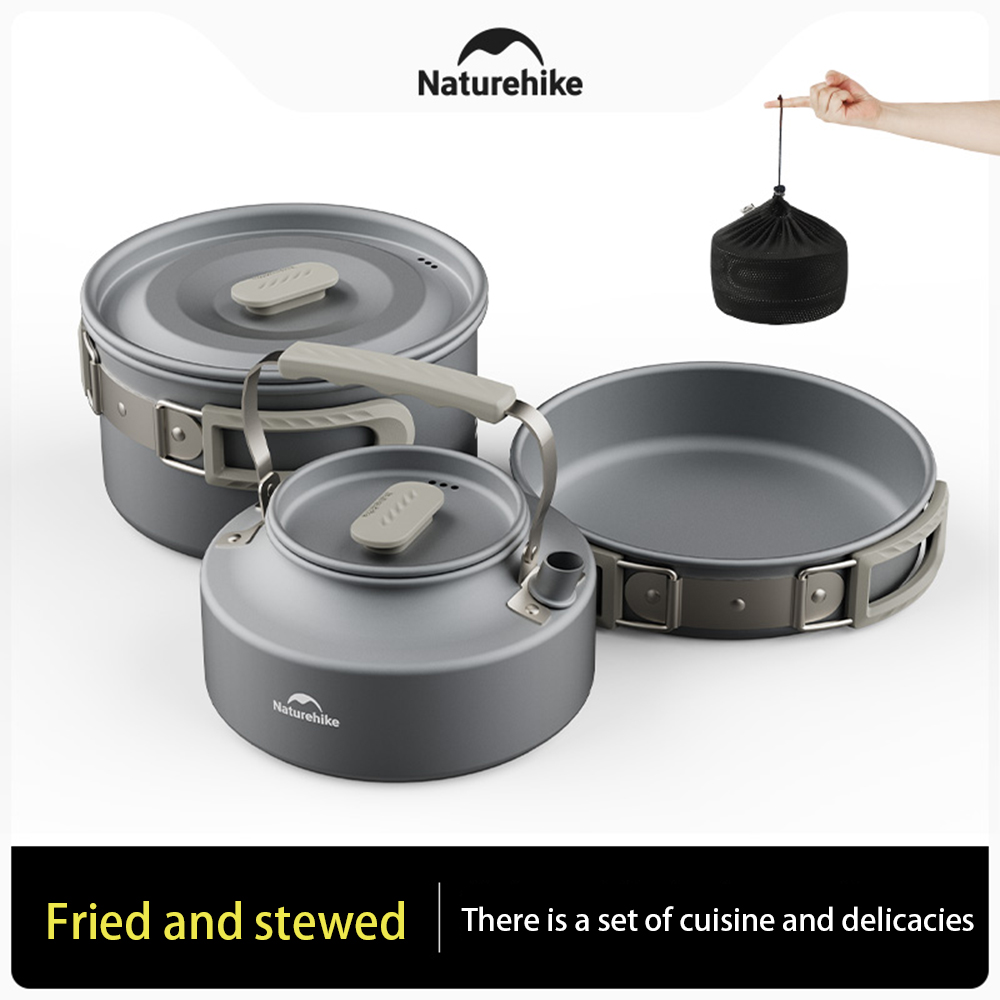 Naturehike Outdoor Pot Set,Cam - Camping Cooking Pan Set のレビューと価格