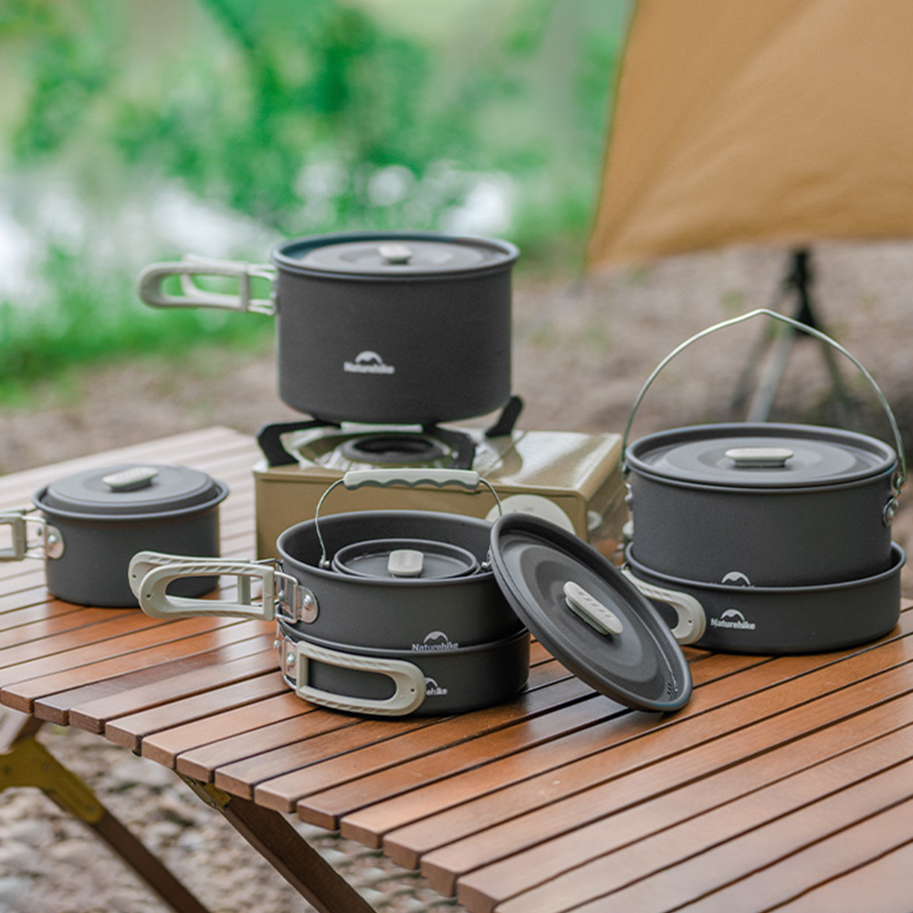 Naturehike Outdoor Pot Set,Cam - Camping Cooking Pan Set のレビューと価格