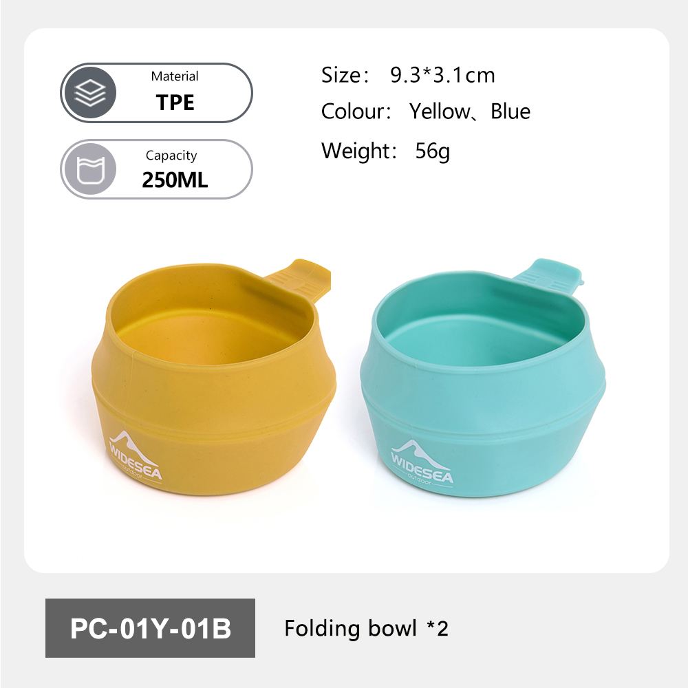 Widesea Camping 250ml Soft Fol - Camping Cooking Mug のレビューと価格